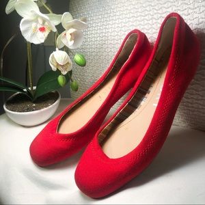 Red flats size 5